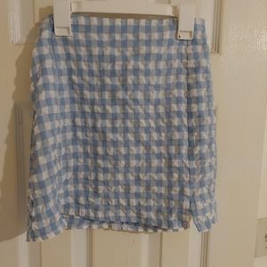 ROMWE plaid skirt